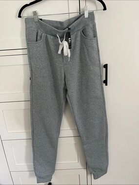 Kids Gray Drawstring Jogger Sweatpants